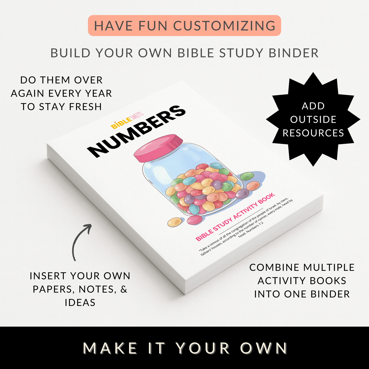 Numbers Bible Study Activity Book (Digital Download)