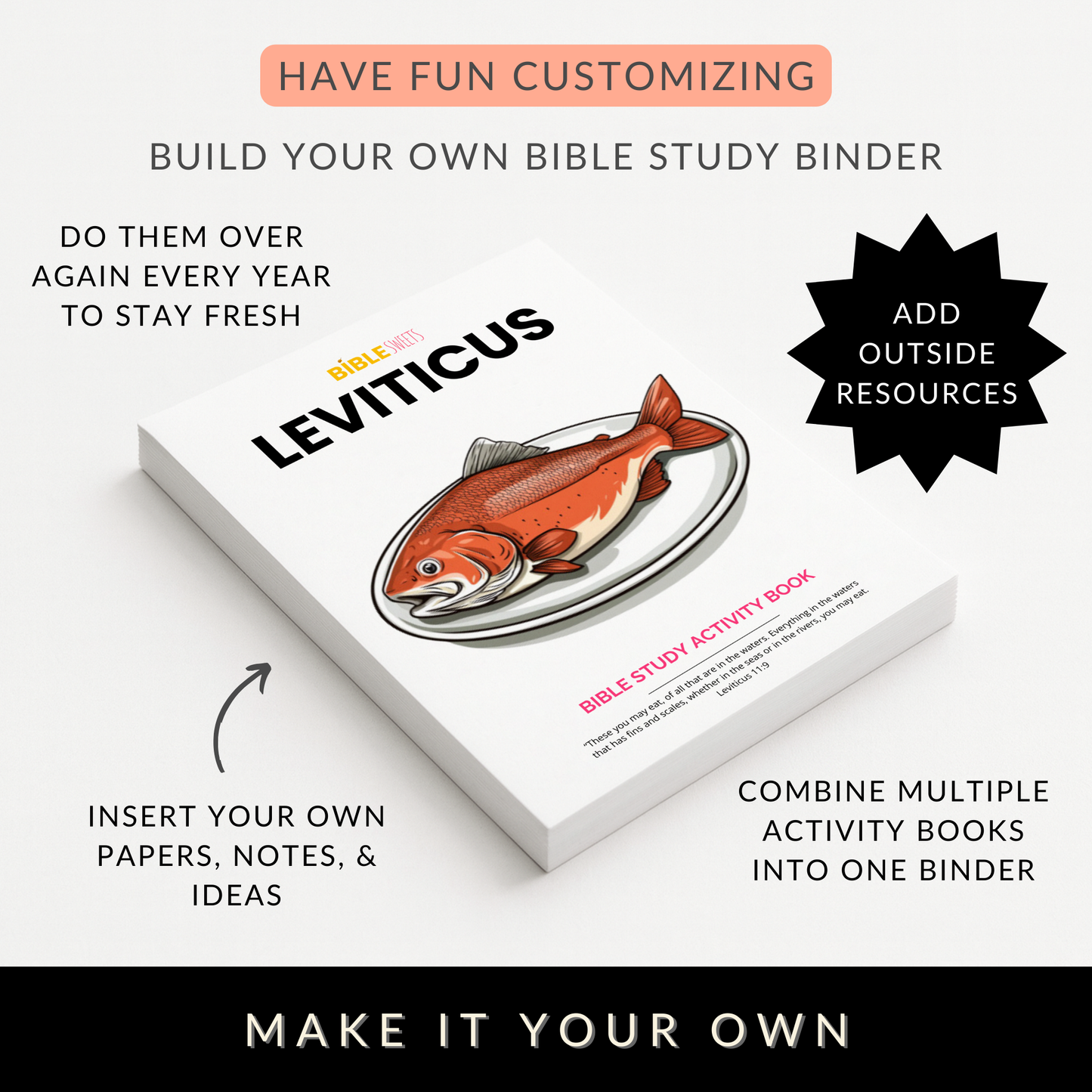 Leviticus Bible Study Activity Book (Digital Download)