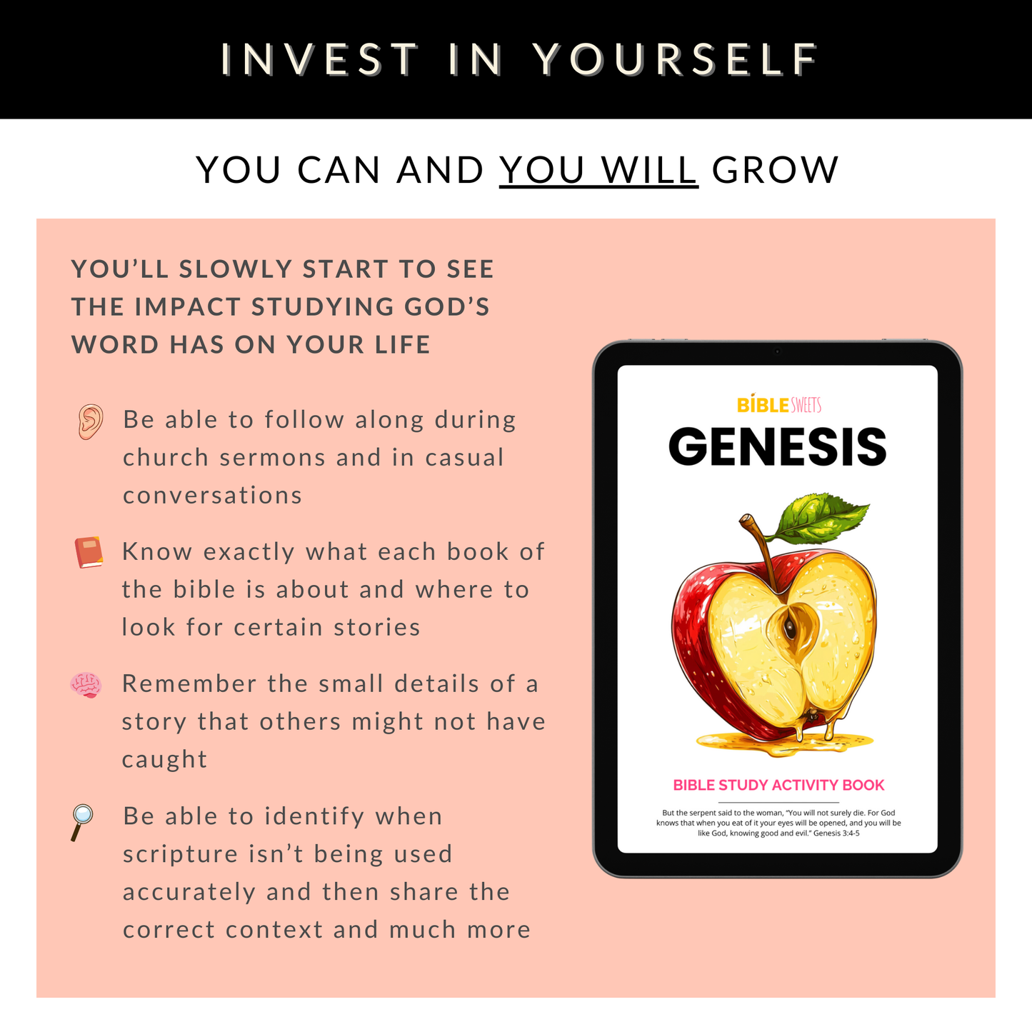 Genesis Bible Study Activity Book (Digital Download)