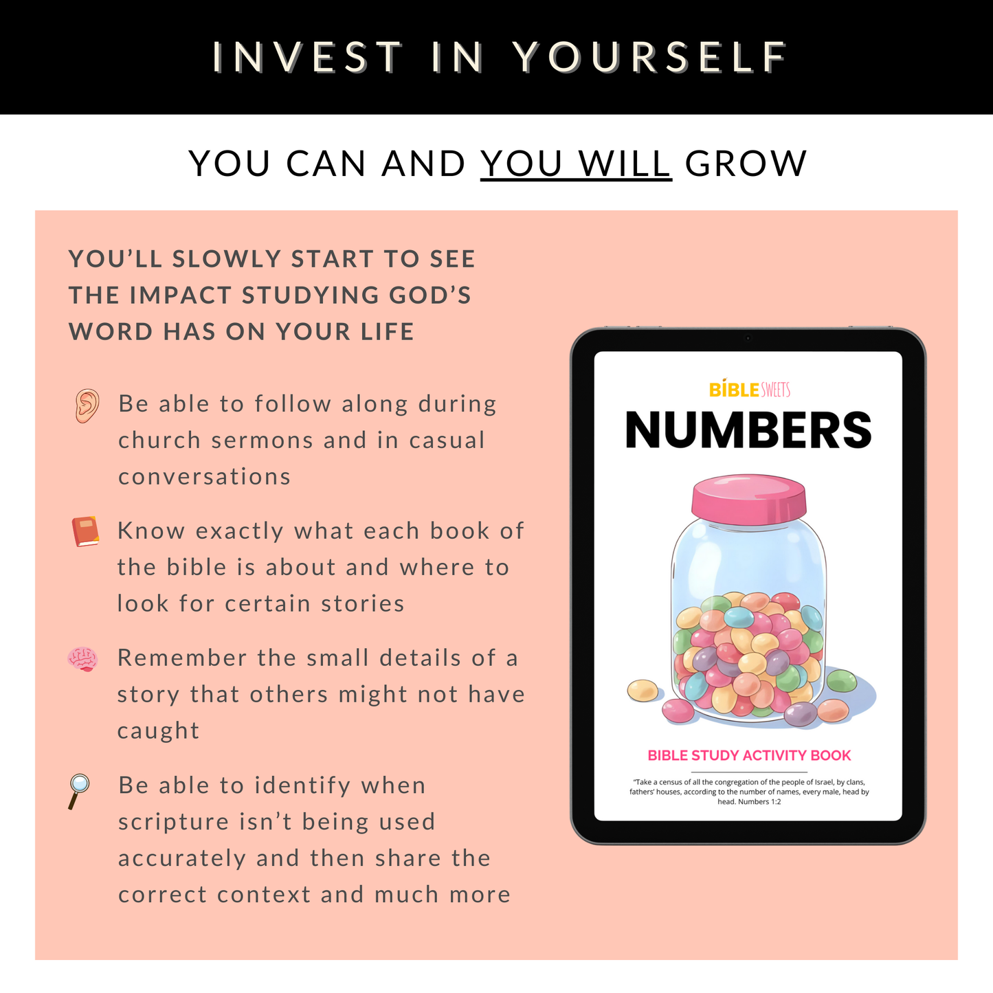 Numbers Bible Study Activity Book (Digital Download)