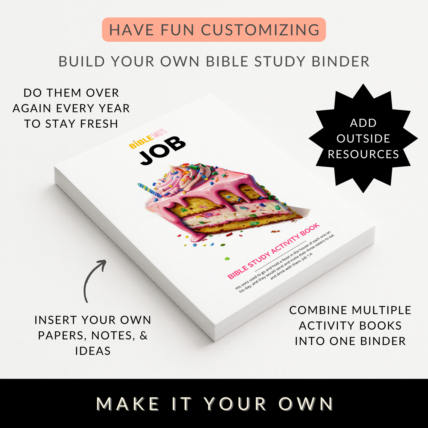 Job Bible Study Activity Book (Digital Download)