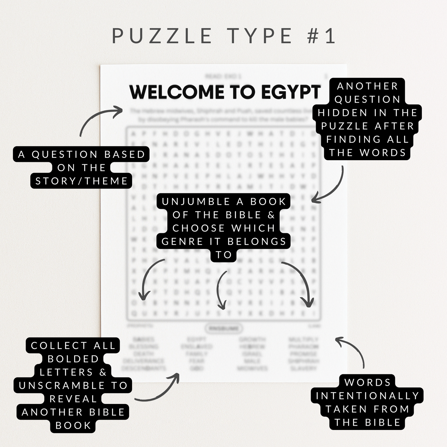 Exodus Bible Study Activity Book (Digital Download)