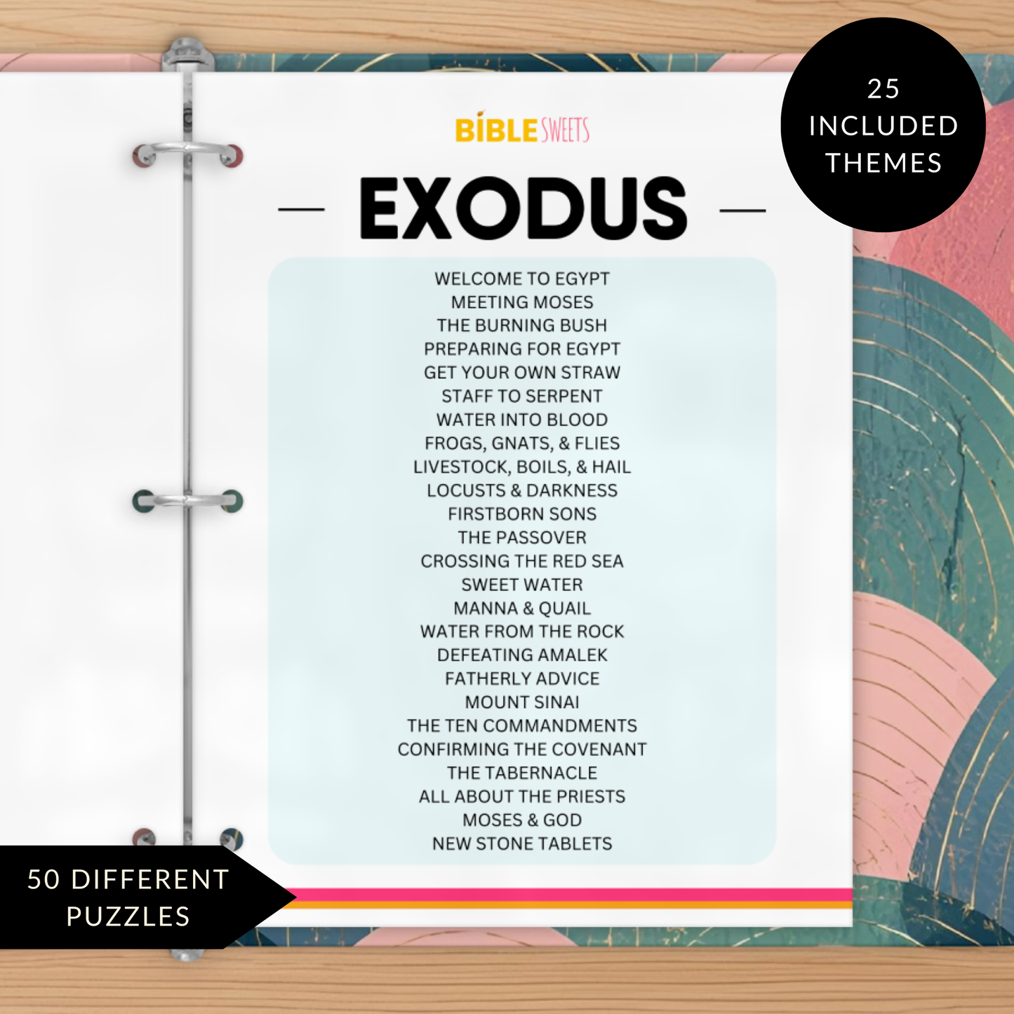 Exodus Bible Study Activity Book (Digital Download)