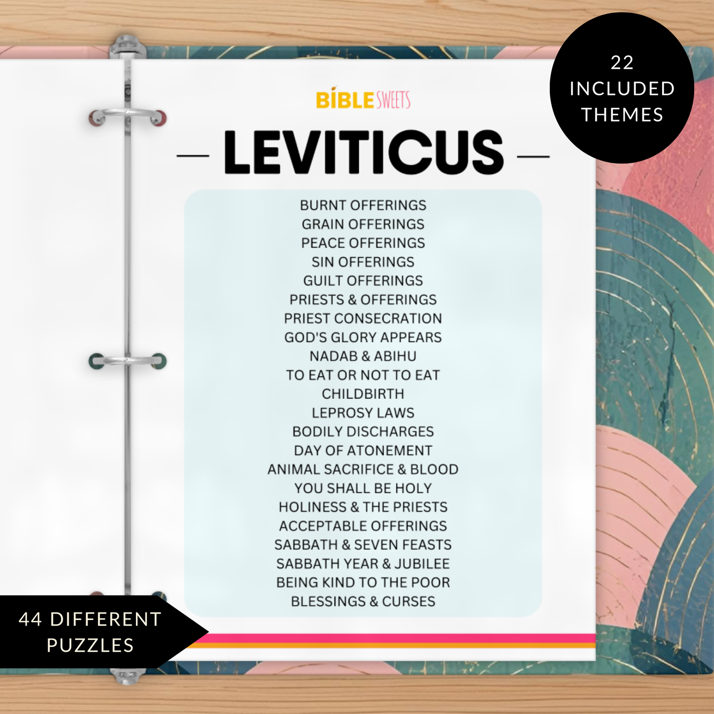 Leviticus Bible Study Activity Book (Digital Download)