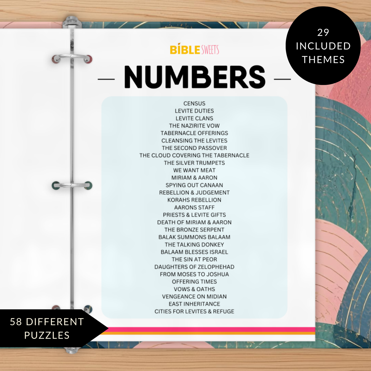 Numbers Bible Study Activity Book (Digital Download)