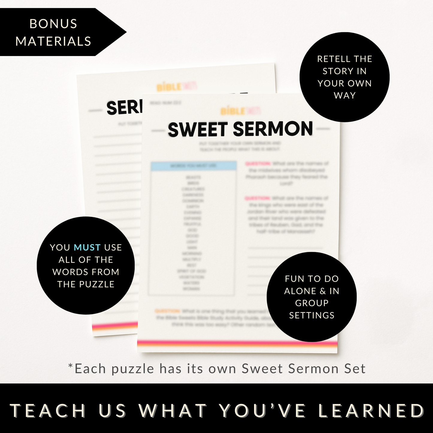 Numbers Bible Study Activity Book (Digital Download)