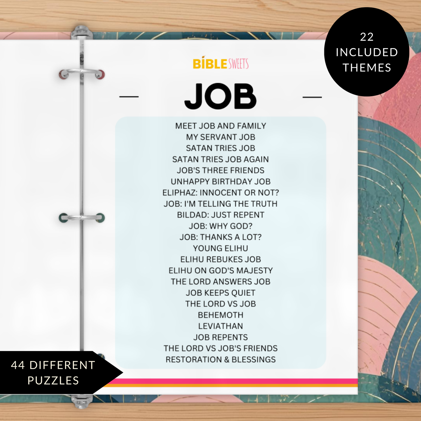 Job Bible Study Activity Book (Digital Download)