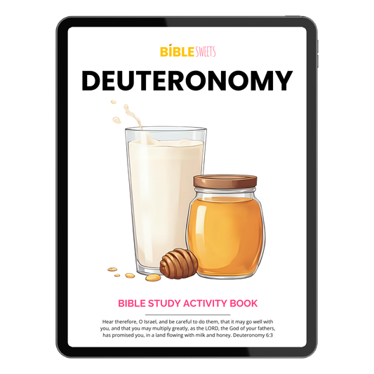 Deuteronomy Bible Study Activity Book (Digital Download)